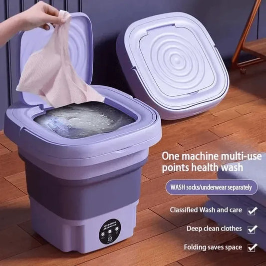 Mini Foldable Washing Machine with Spin Dryer
