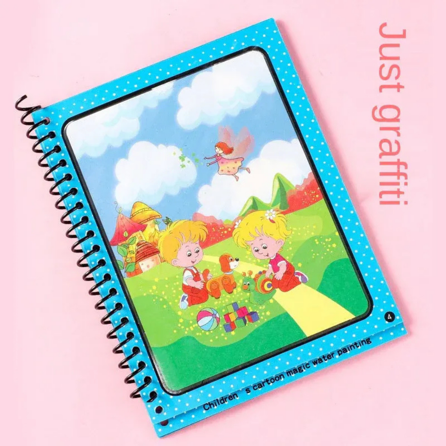 Magic Water Drawing Coloring Book (Set of two)