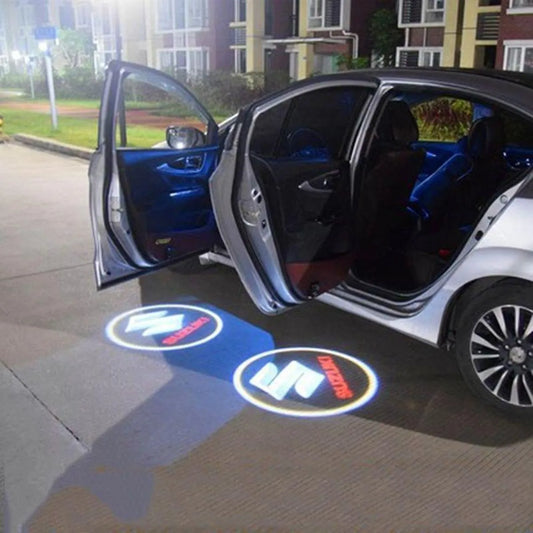2 Pieces Car Door Logo Projection Lights with Wires